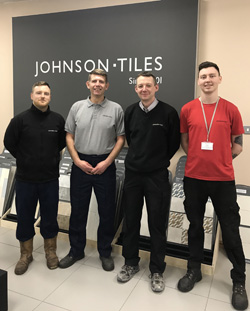 Left to Right - Neil Thomas (Toolroom Trainer) Paul Lawton (Toolroom Team Leader) Anthony Wright (Toolroom Manager) and George Jones (Toolroom Apprentice)